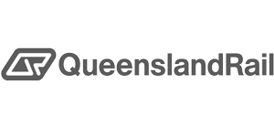 Queensland Rail Logo Grayscale