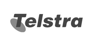 Telstra Logo Grayscale