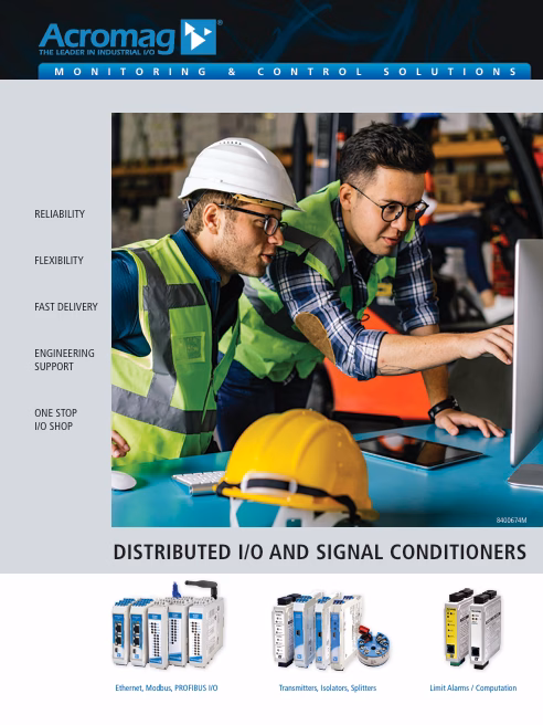 Acromag Process Product Summary Guide Front Page