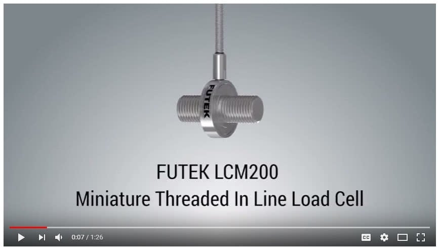 Miniature Threaded In Line Load Cell