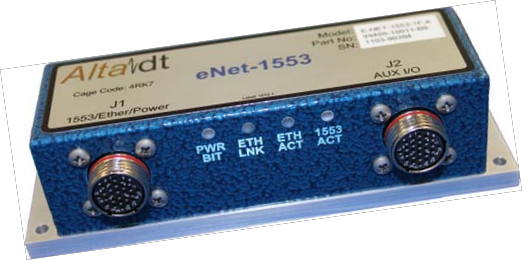 E-NET 1553 Avionics Appliance for Ethernet Networks