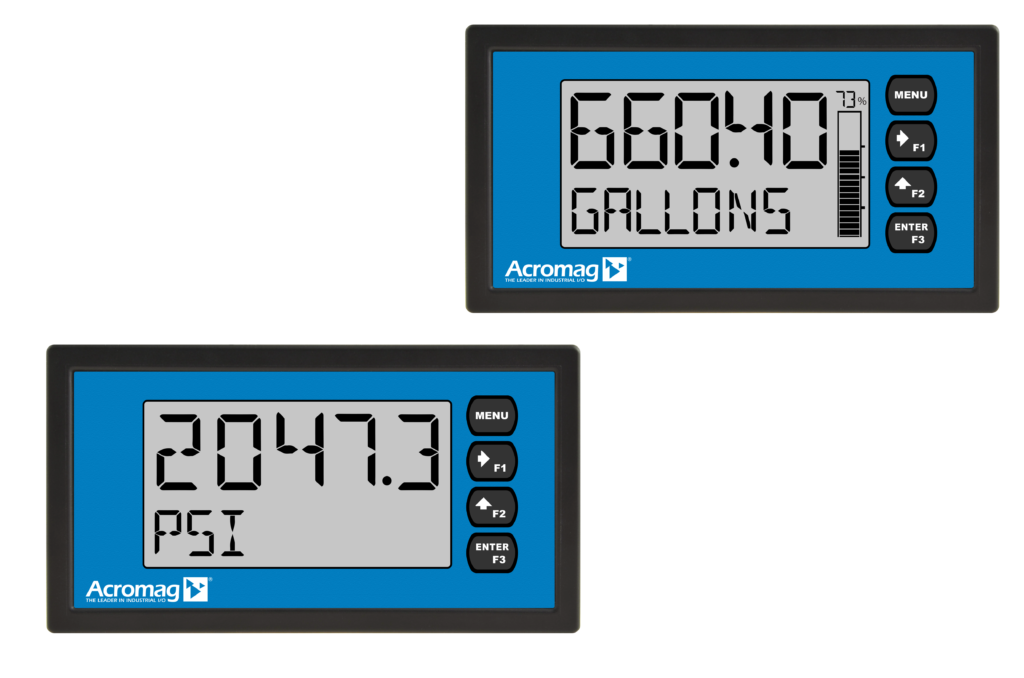 Panel Meter with different bottom lines