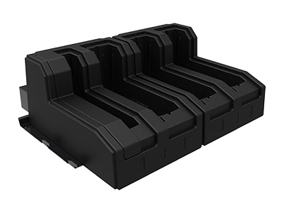 4 bay battery charger