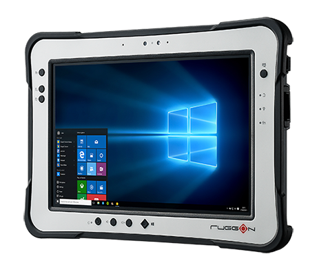 Side View of Rugged Tablet PC