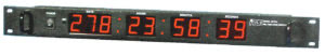 1U Rackmount IRIG B Timecode Display 6275A