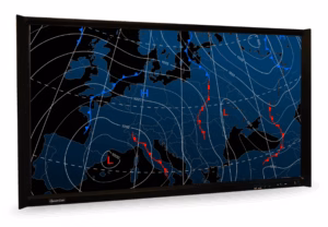 Rugged 43" UHD Display for Military applications especially naval.