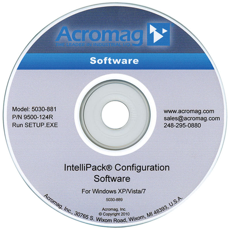 IntelliPack Configuration Software 800C-SIP