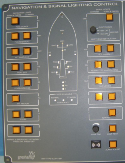 Navigation and Signal Lights Control Image