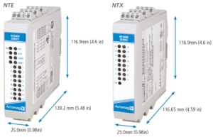 Ethernet Remote I/O Modules Busworks NT Series Dimensions