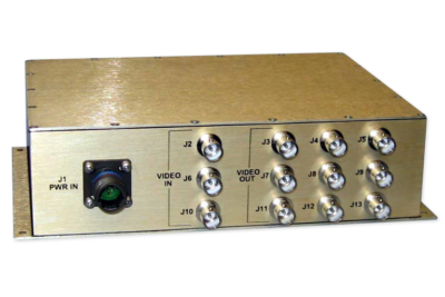Multi-Input Video Amplifier Splitter MIL STD