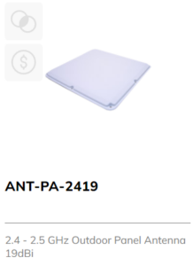 Outdoor Panel Mount Antenna<br class=