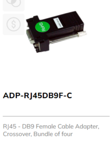 RJ45 DB9 Female Cable adaptor