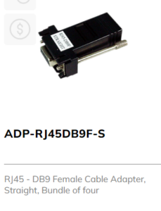 RJ45 Female cable adaptor