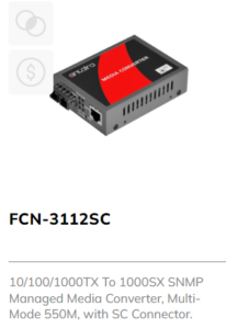 Commercial Managed Ethernet Converter