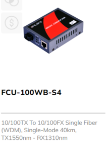 Unmanaged Ethernet Media Converter Commercial