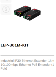 Industrial PoE Ethernet Extender