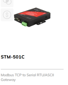 Modbus TCP to Serial RTU/ASCII Gateway<br class=