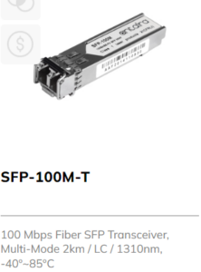 100Mbps Fibre Multi Mode SFP Module