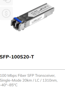 100 Mbps Fibre SFP Transceiver