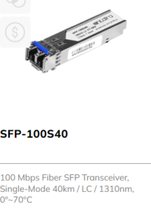 100Mbps Fibre SFP Module