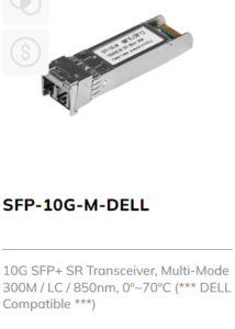 10G SFP+  Multi Module DELL Compatible