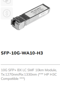 10G SFP+ Module HP H3C Compatible