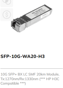 10G SFP+ Module HP H3C Compatible