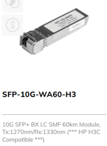 10G SFP+ Module HP H3C Compatible