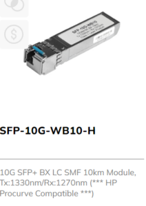 10G SFP+ Module HP Compatible