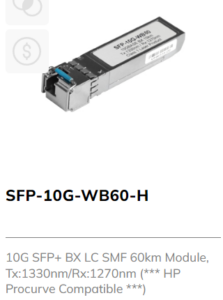 10G SFP+ 60 km module