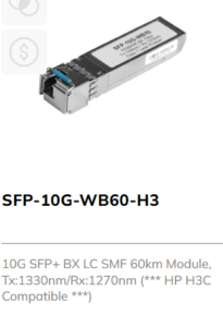 10G SFP+ 60km module