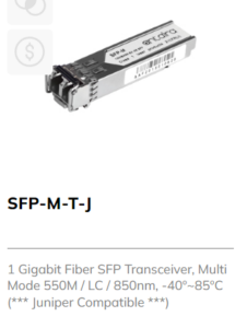 1 GB Fibre SFP Transceiver