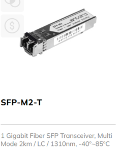 1 Gigabit Fibre SFP Transceiver Module