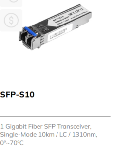 1 Gb Fibre SFP Transceiver Module