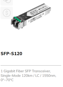 1Gb Fibre single mode SFP Transceiver Module