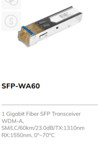 1 GB Fibre SFP Module