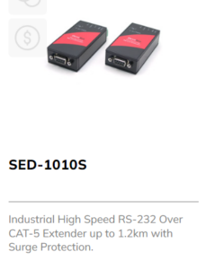 Industrial High Speed Cat 5 Extender