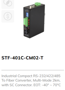 Industrial Compact Serial Media Converter