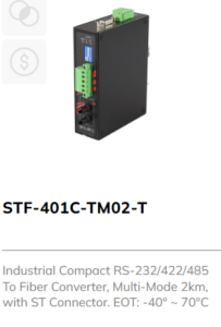 Industrial Compact Serial Media Converter