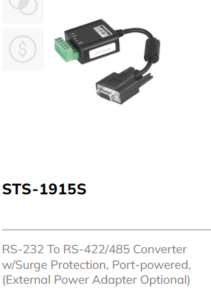 Serial Media Converter with surge protection