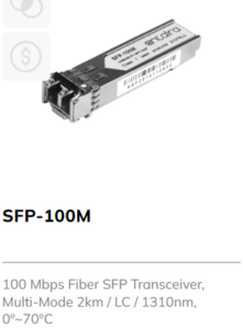 100Mpbs Fibre SFP Transceiver Module