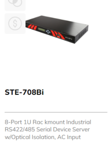 8 Port 1U Rackmount Industrial Server