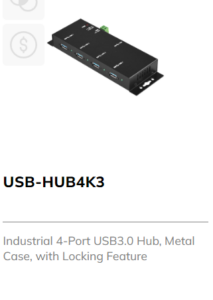 Industrial 4-Port USB 3.0 Hub