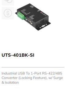 Industrial USB to 1 Port RS-422/485