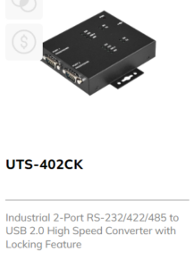 Industrial 2 Port RS232/422/485 USB