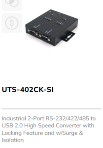 Industrial 2 Port RS232/422/485