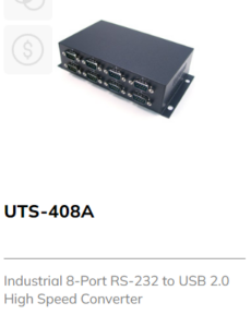 Industrial 8 Port RS-232 to USB 2.0