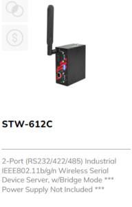 2 Port Wireless Serial Device Server