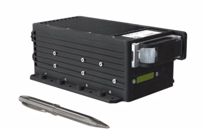 Rugged lightweight G1 microNAS which is a Rugged Network Attached Storage (NAS) with removable SSDs, encryption, and high-speed Ethernet for mobile and airborne applications