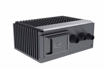 Rugged tactical secure server with 16-core Intel Xeon CPU, removable encrypted storage, and high-bandwidth performance for defence and C4ISR.